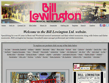 Tablet Screenshot of bill-lewington.com